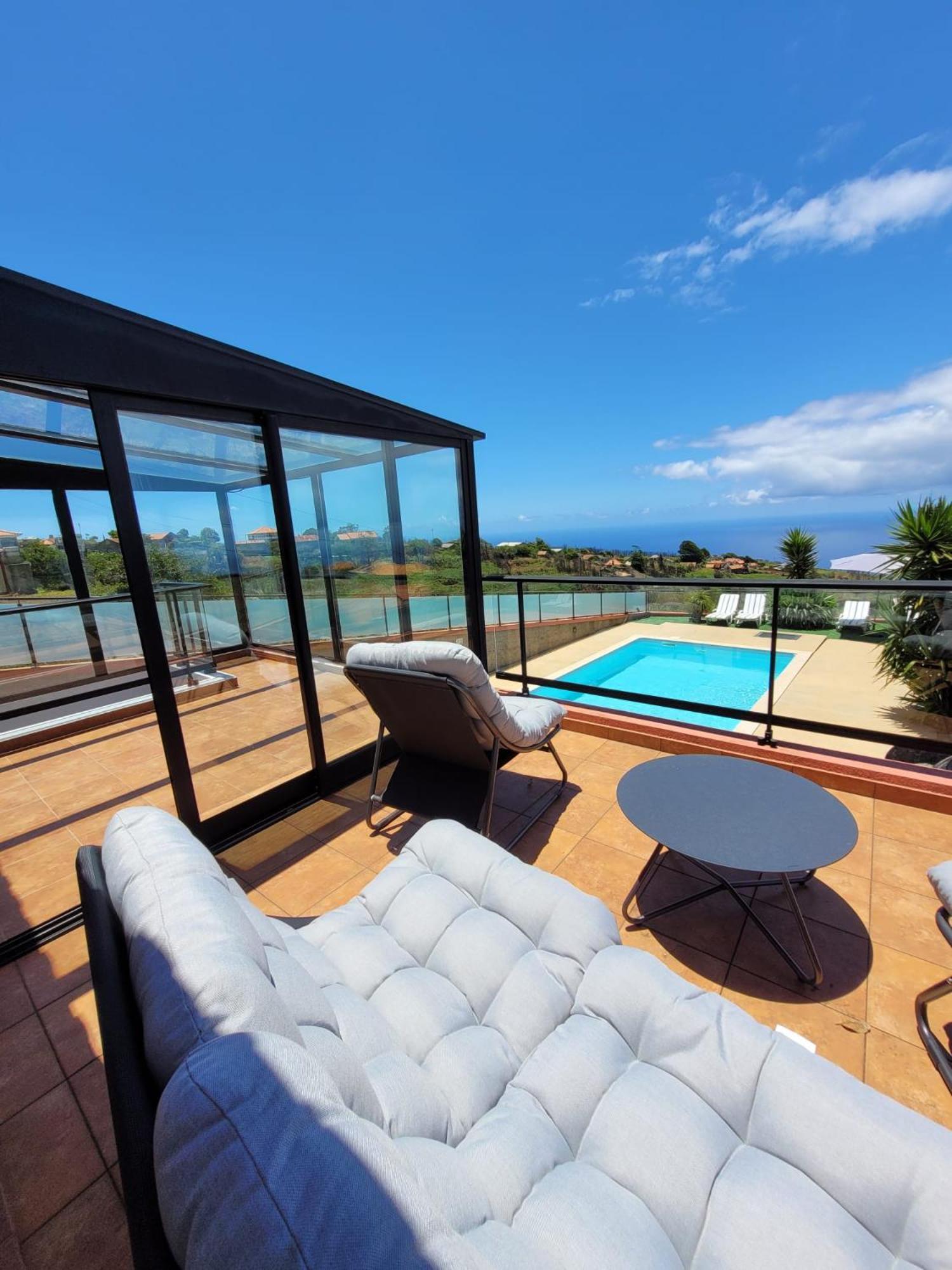 Sunset Paradise Villa With Heated Pool Calheta  Kültér fotó
